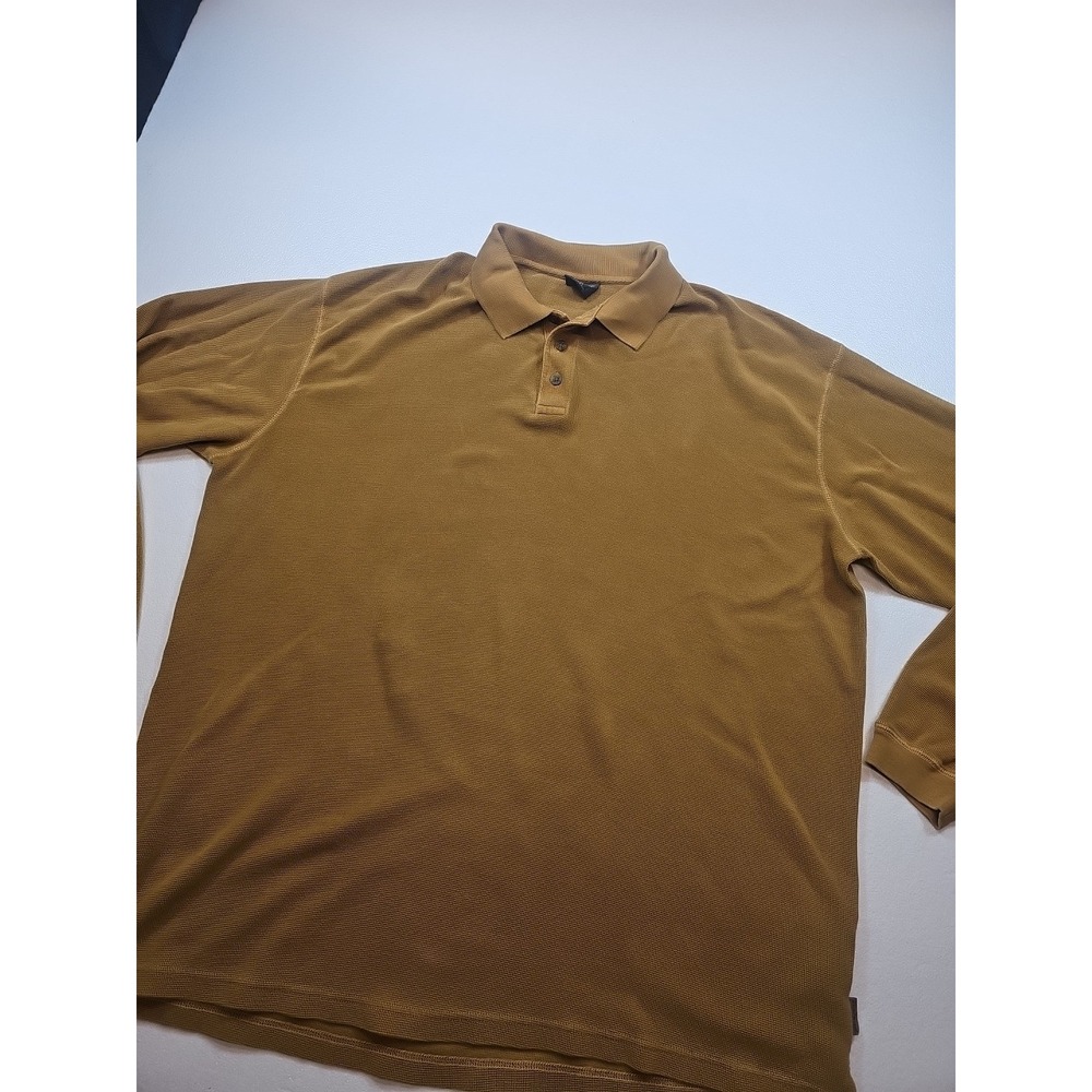 Mens Woolrich Size XXL 1/4 Button Long Sleeve Pullover Henley Shirt